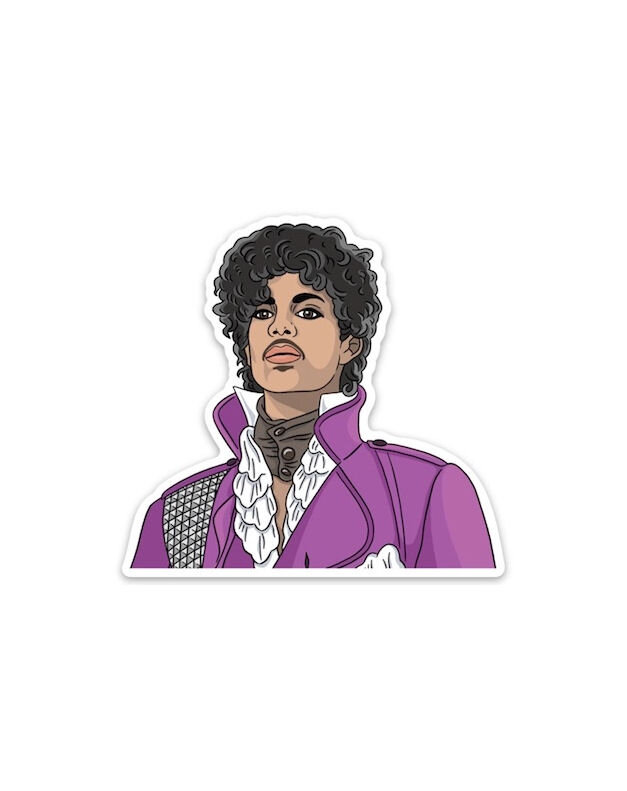 Prince Purple Rain Sticker — Lost Objects, Found Treasures