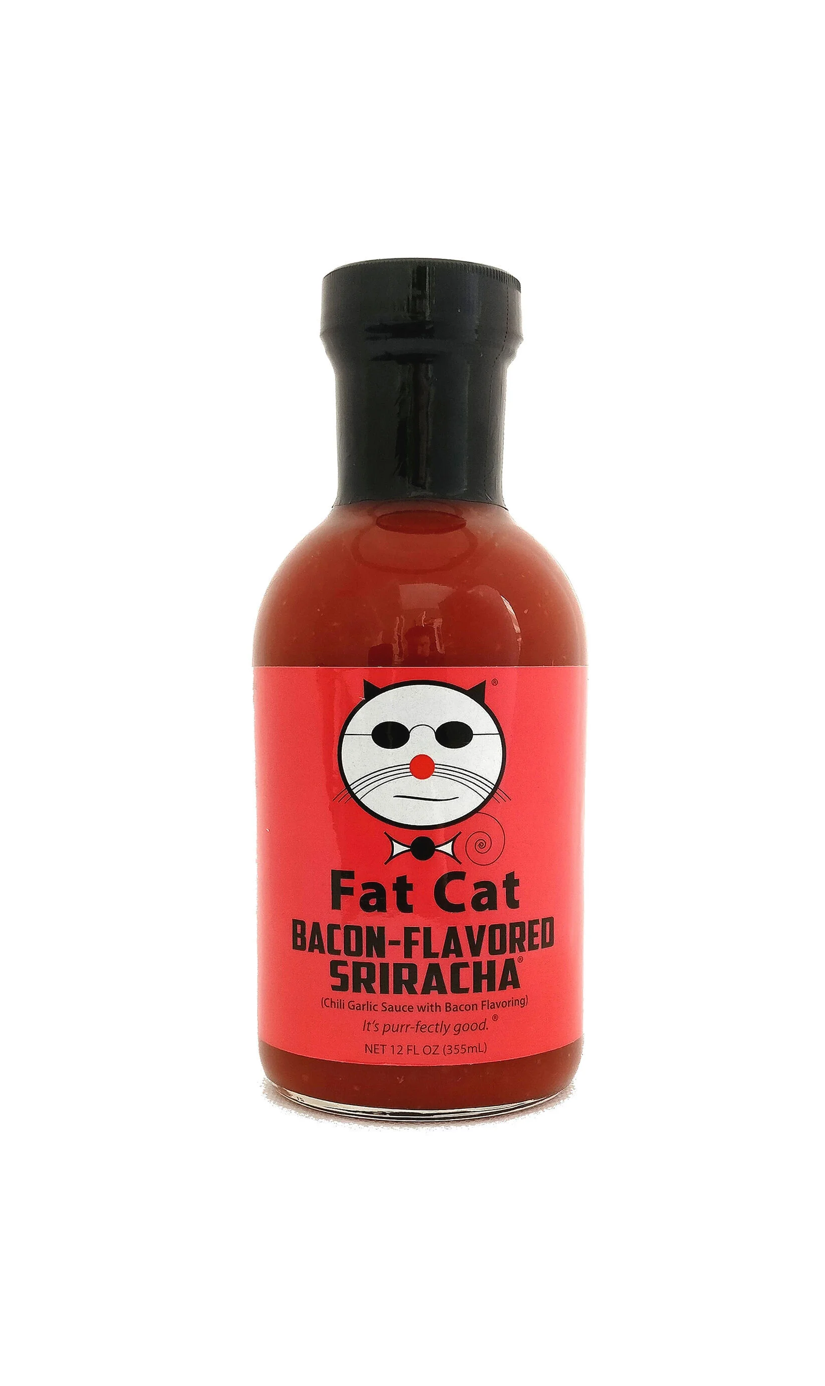 Fat Cat Bacon-Flavored Sriracha: Chili-Garlic with Bacon Flavoring — Lost  Objects, Found Treasures