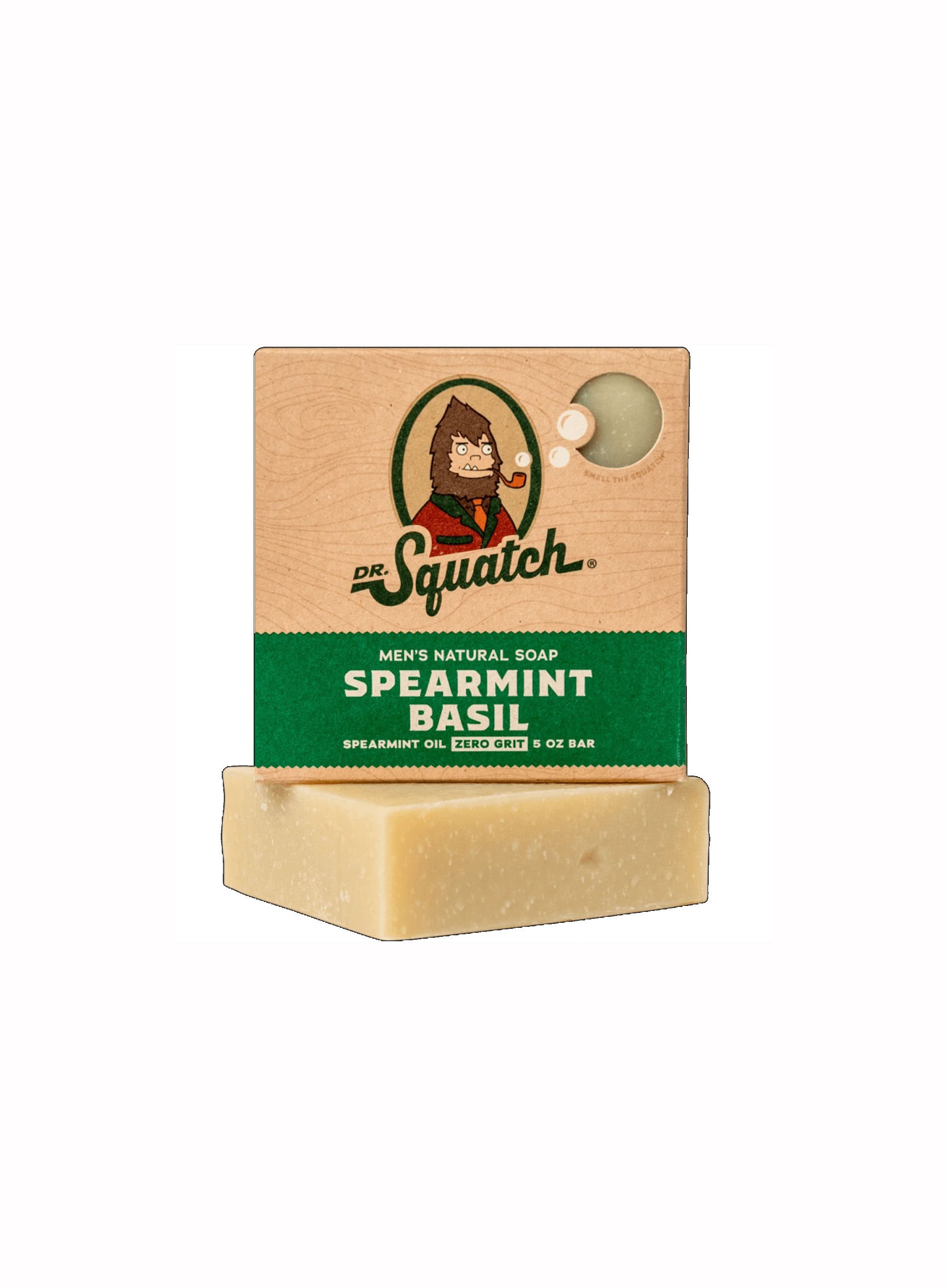 Dr. Squatch Spearmint Basil Scrub Bar Soap — Lost Objects, Found