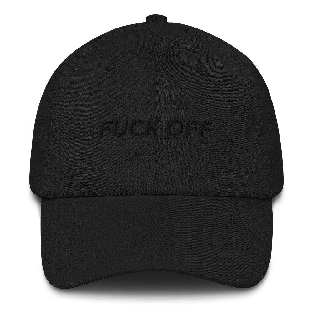 black dad hat