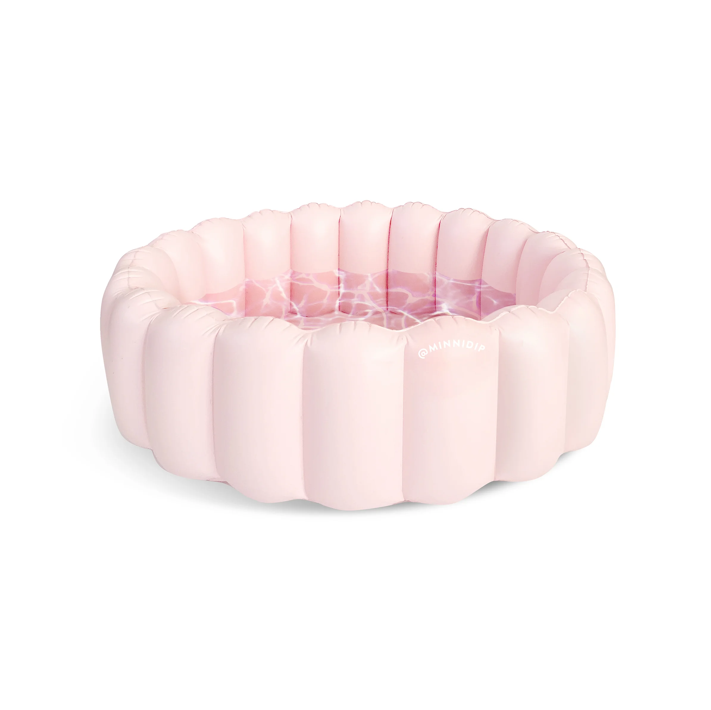pink inflatable pool