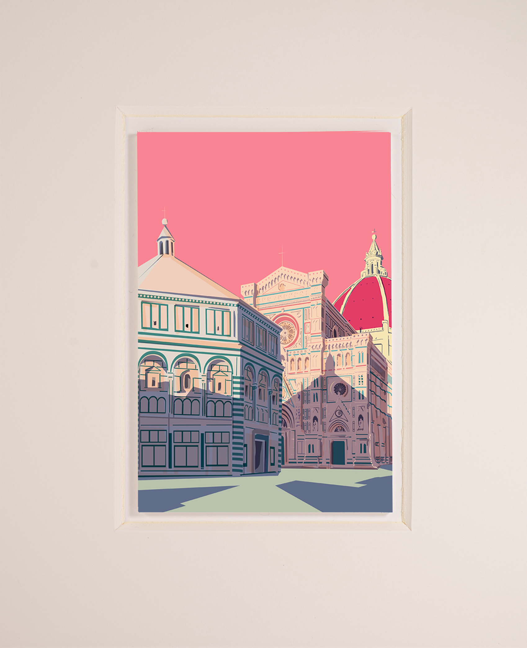 røre ved Mere end noget andet pistol Piazza Duomo, Santa Maria del Fiore square, illustration, prestigious Fine  Art Print — Florence Factory - shop our collection of local contemporary  craftsmen and designer. Only from Florence or Tuscany.