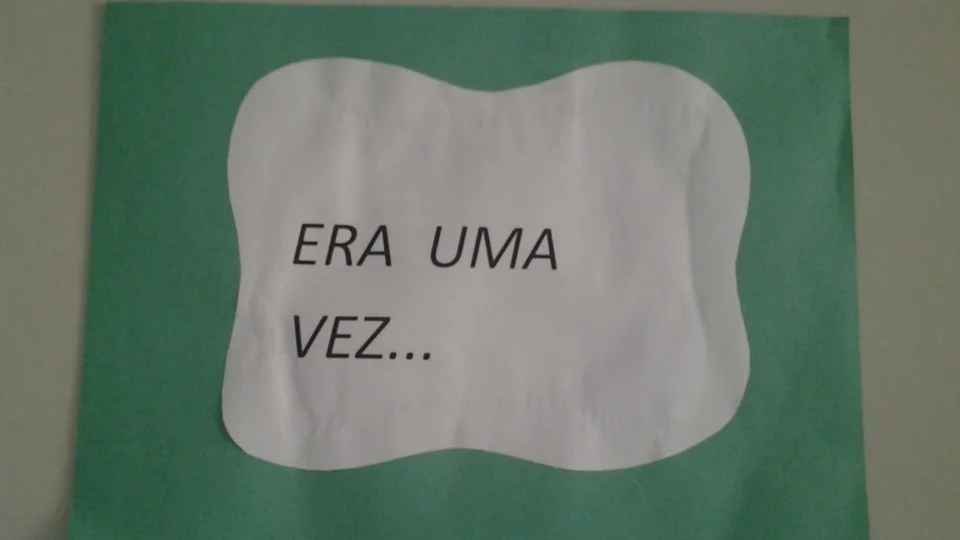 Mural produzido pela turma do Jardim I- Professora Cladir