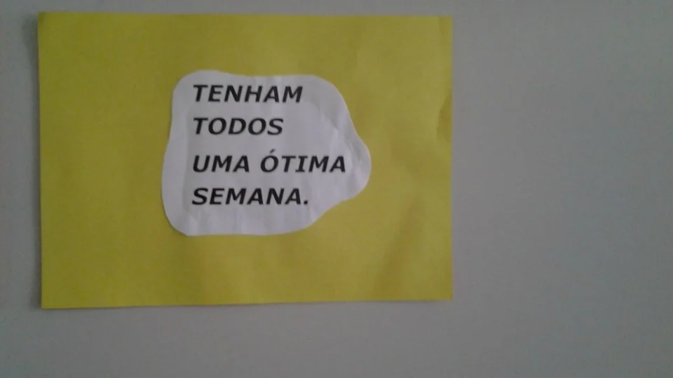 Mural produzido pela turma do Jardim I- Professora Cladir