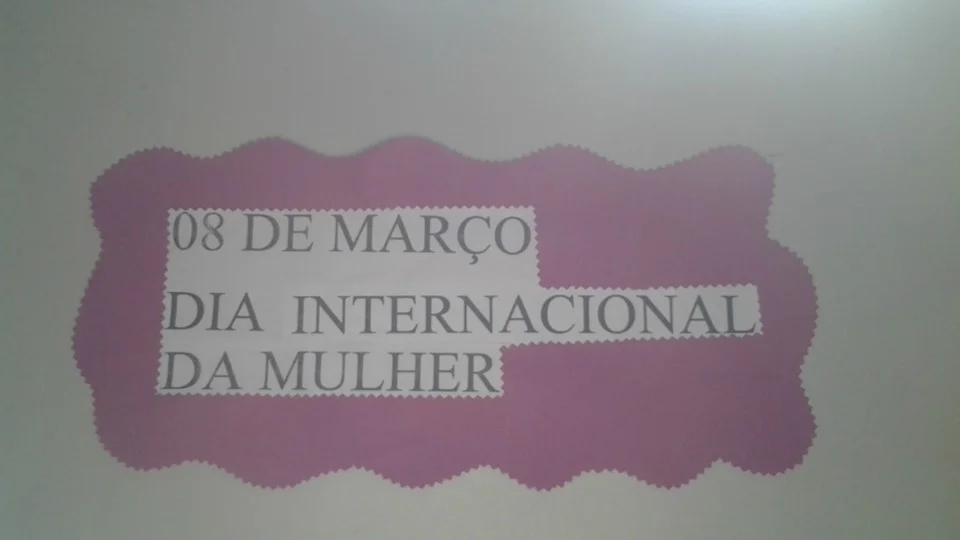 Mural produzido pela turma do Pré I - Professora Elaine