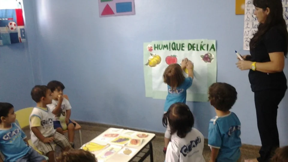 Alimentação saudável - Jardim I - Professora Cladir