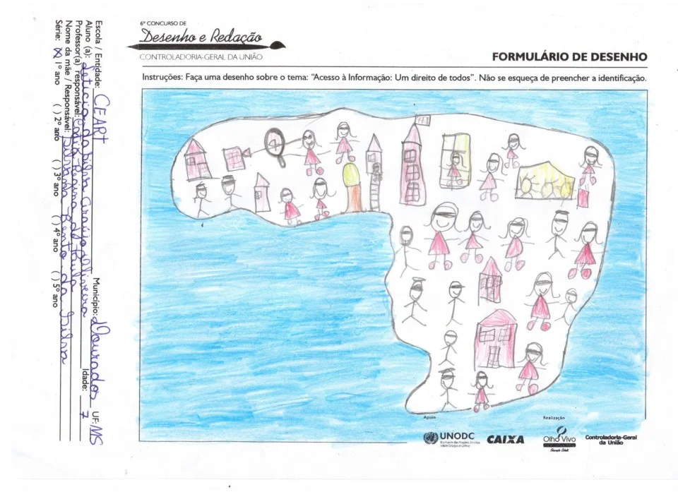 Aluna Maria Luiza 6ºA- Ganhou em 2º lugar redação concurso CGU- Nível Brasil