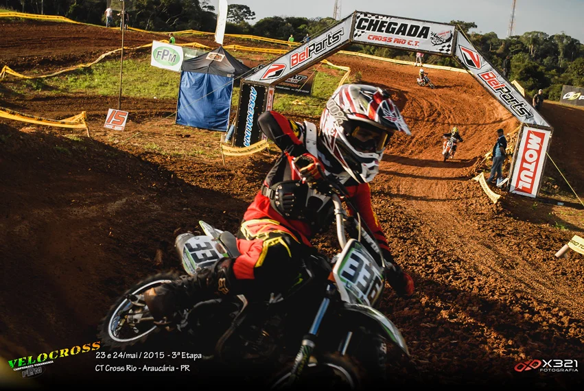 Aluno CEART é destaque na 3ª Etapa Camp. Paranaense de Velocross - CT Cross Rio