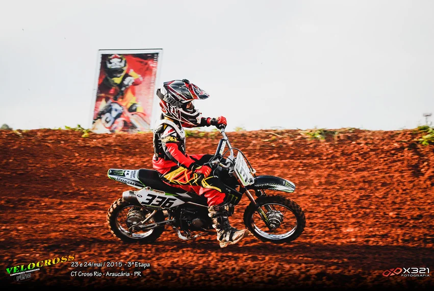 Aluno CEART é destaque na 3ª Etapa Camp. Paranaense de Velocross - CT Cross Rio