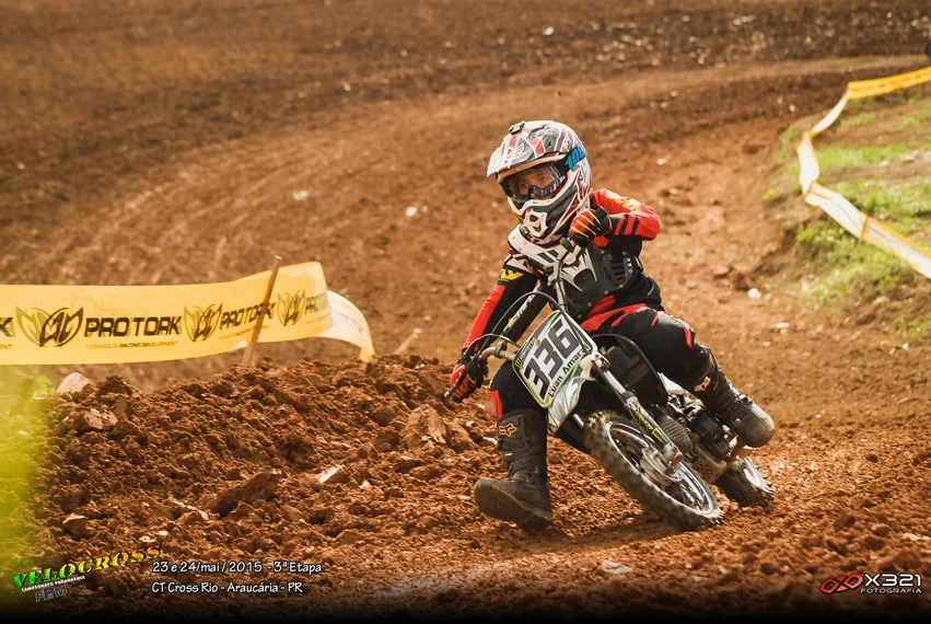 Aluno CEART é destaque na 3ª Etapa Camp. Paranaense de Velocross - CT Cross Rio