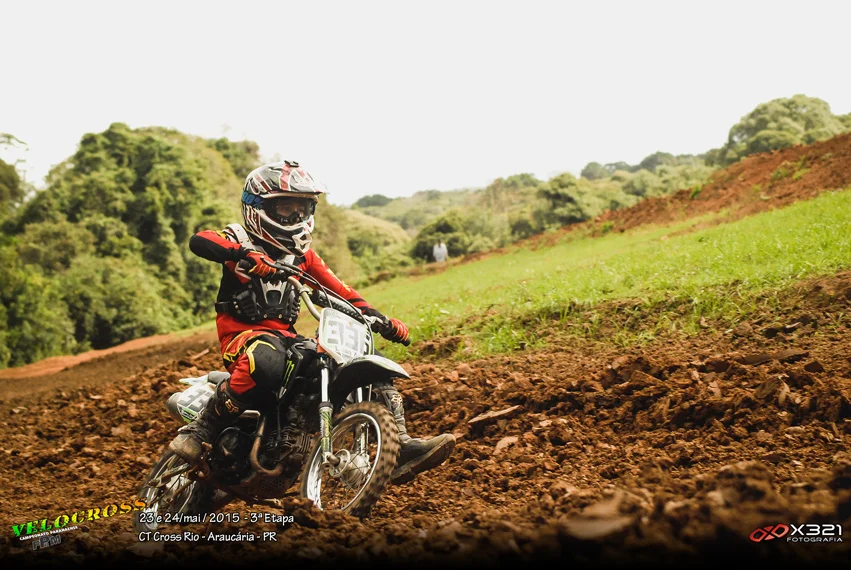 Aluno CEART é destaque na 3ª Etapa Camp. Paranaense de Velocross - CT Cross Rio