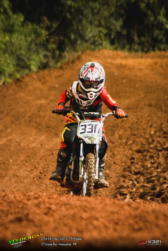 Aluno CEART é destaque na 3ª Etapa Camp. Paranaense de Velocross - CT Cross Rio