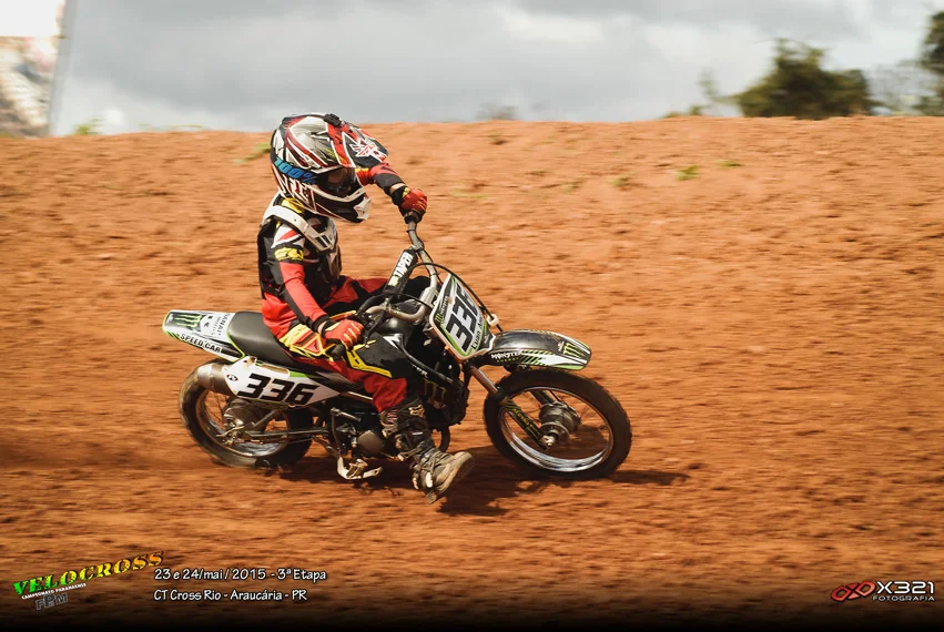 Aluno CEART é destaque na 3ª Etapa Camp. Paranaense de Velocross - CT Cross Rio