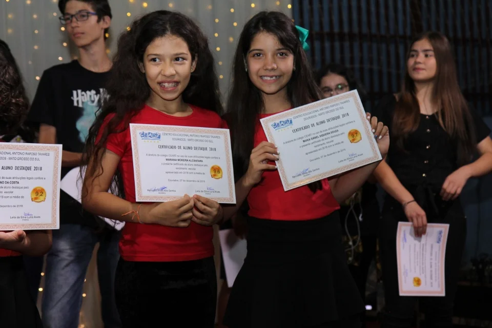 Cantata - 2018 - "Premiação Aluno destaque"