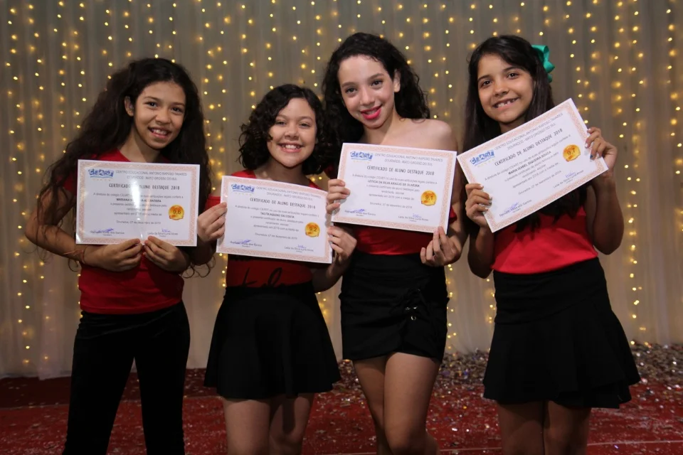 Cantata - 2018 - "Premiação Aluno destaque"