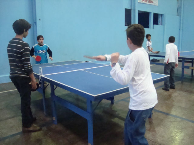 2° Etapa do torneio de tênis de mesa, tarde recreativa