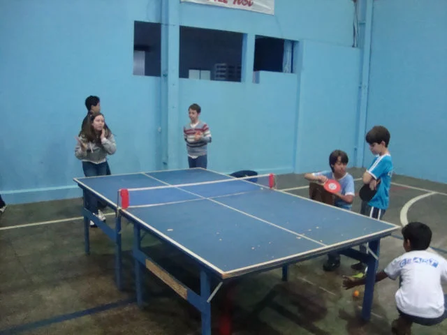 2° Etapa do torneio de tênis de mesa, tarde recreativa