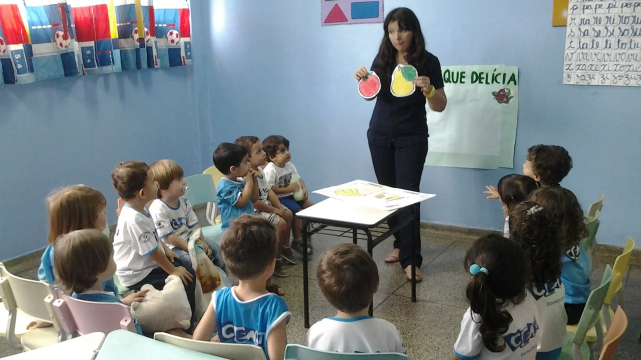 Alimentação saudável - Jardim I - Professora Cladir