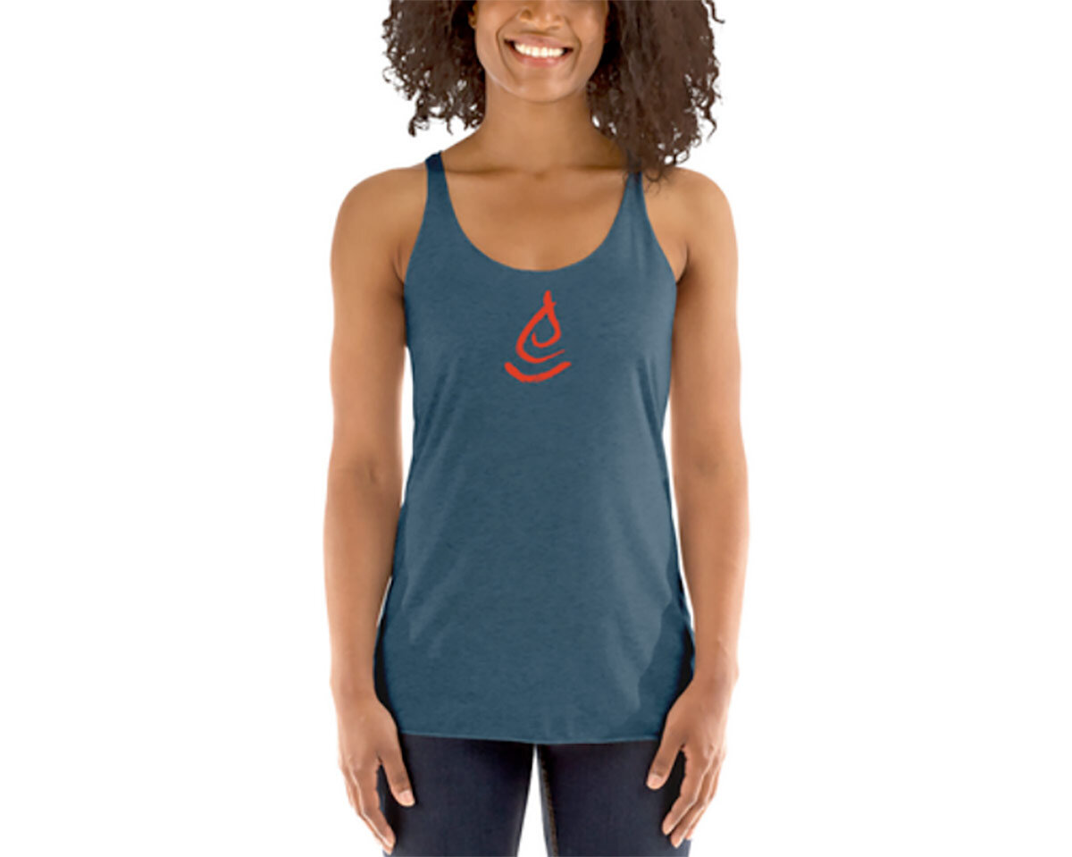 Tejas Logo Racerback Tank Top — Tejas Yoga