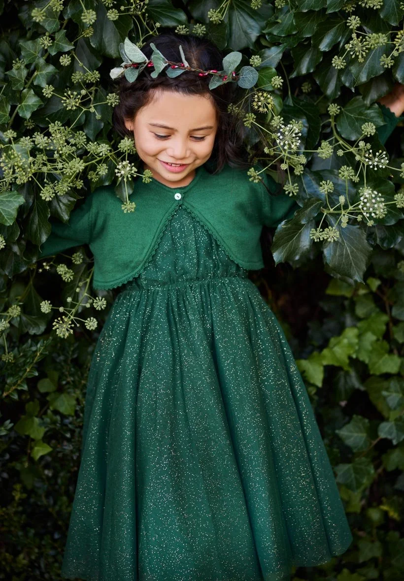 Robe verte enfant hotsell
