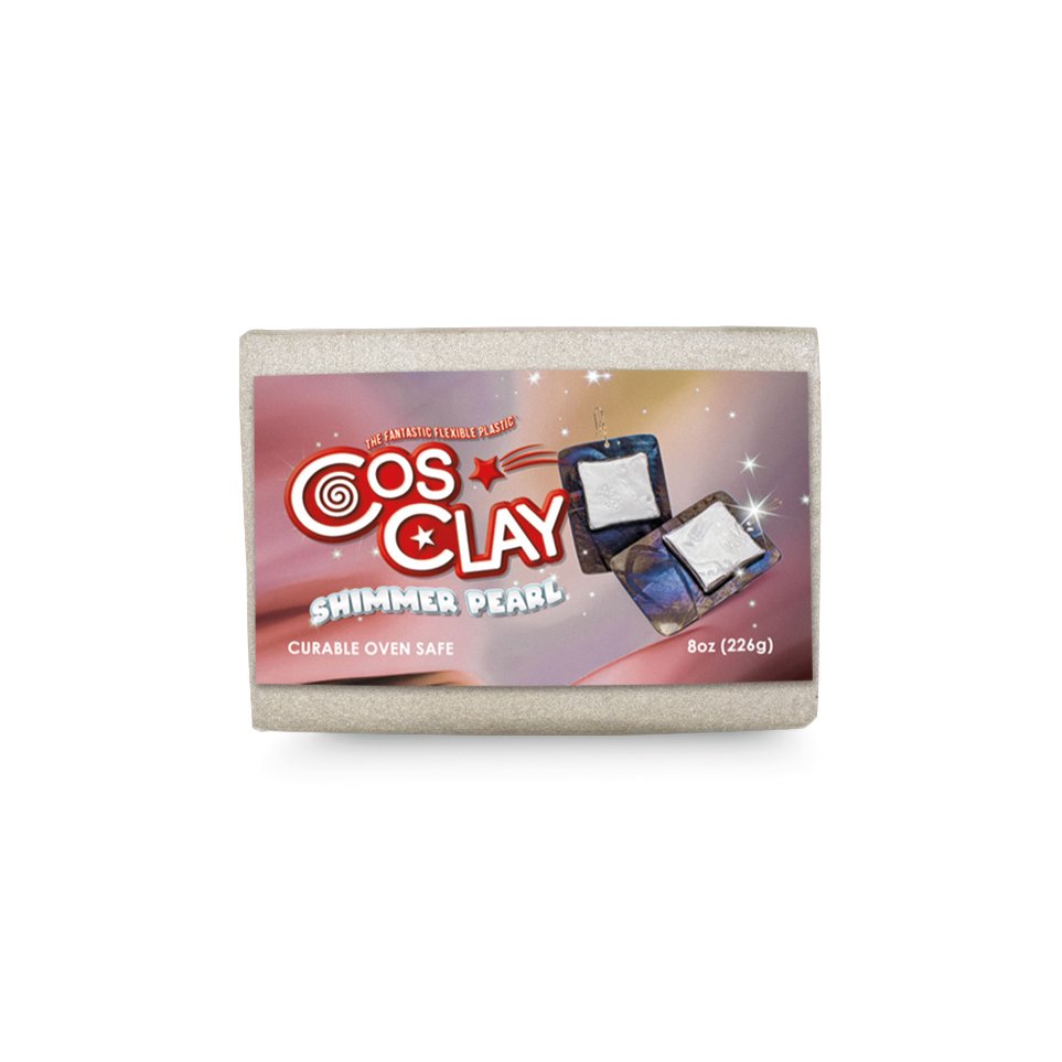 Cosclay ELEMENTS Glow, 260 G, 0.57 Lb, Modelling Clay for Making Jewelry,  Accessories and Home Decor 