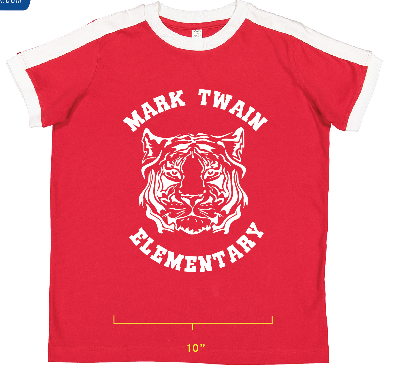 Tiger T-Shirt - Youth — Mark Twain Elementary School