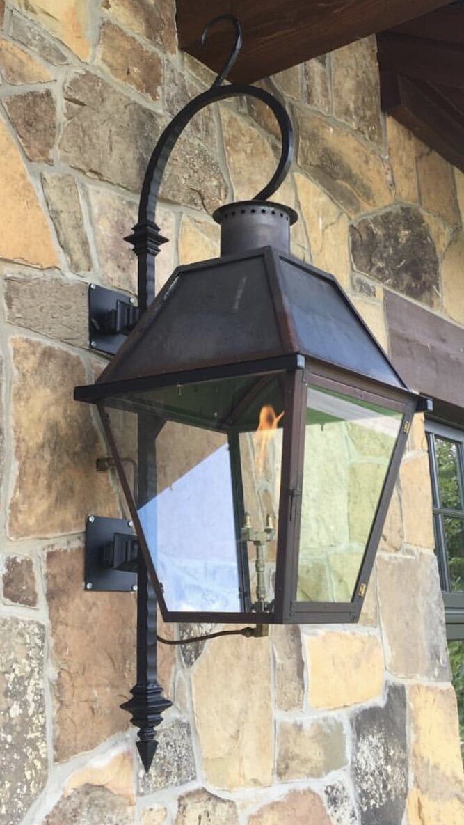 Answering All Your Questions About Our New Exterior Gas Lanterns - Chris  Loves Julia