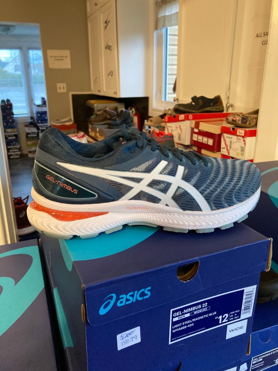 asics shoes 2e width