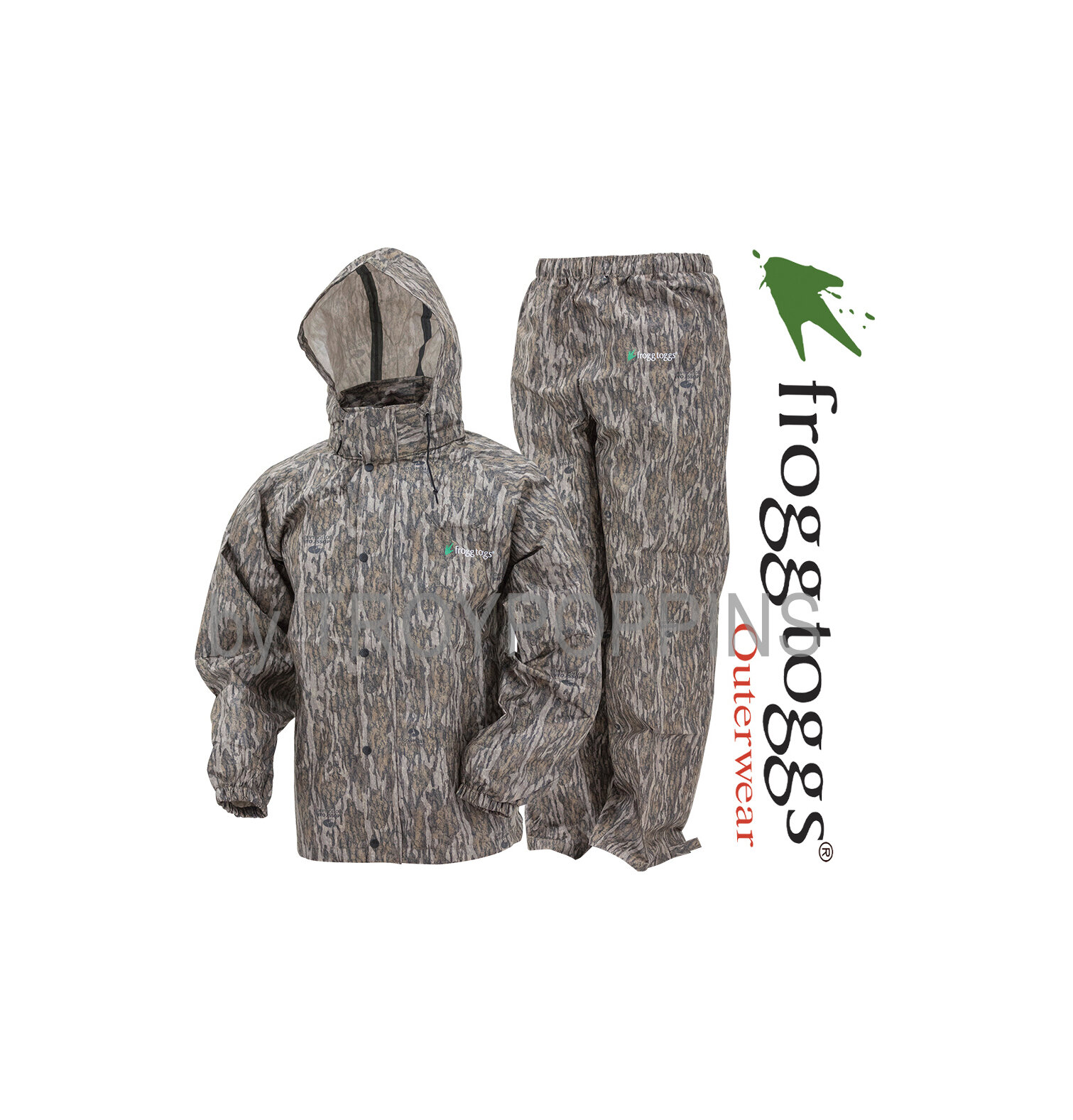 FROGG TOGGS ALL SPORT CLASSIC 50 CAMO RAINGEAR RAINSUIT-HUNTING-AS1310