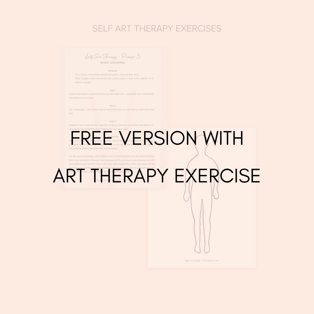 Free Art Therapy Exercise Pdf From Mindful Life Workbook Thirsty