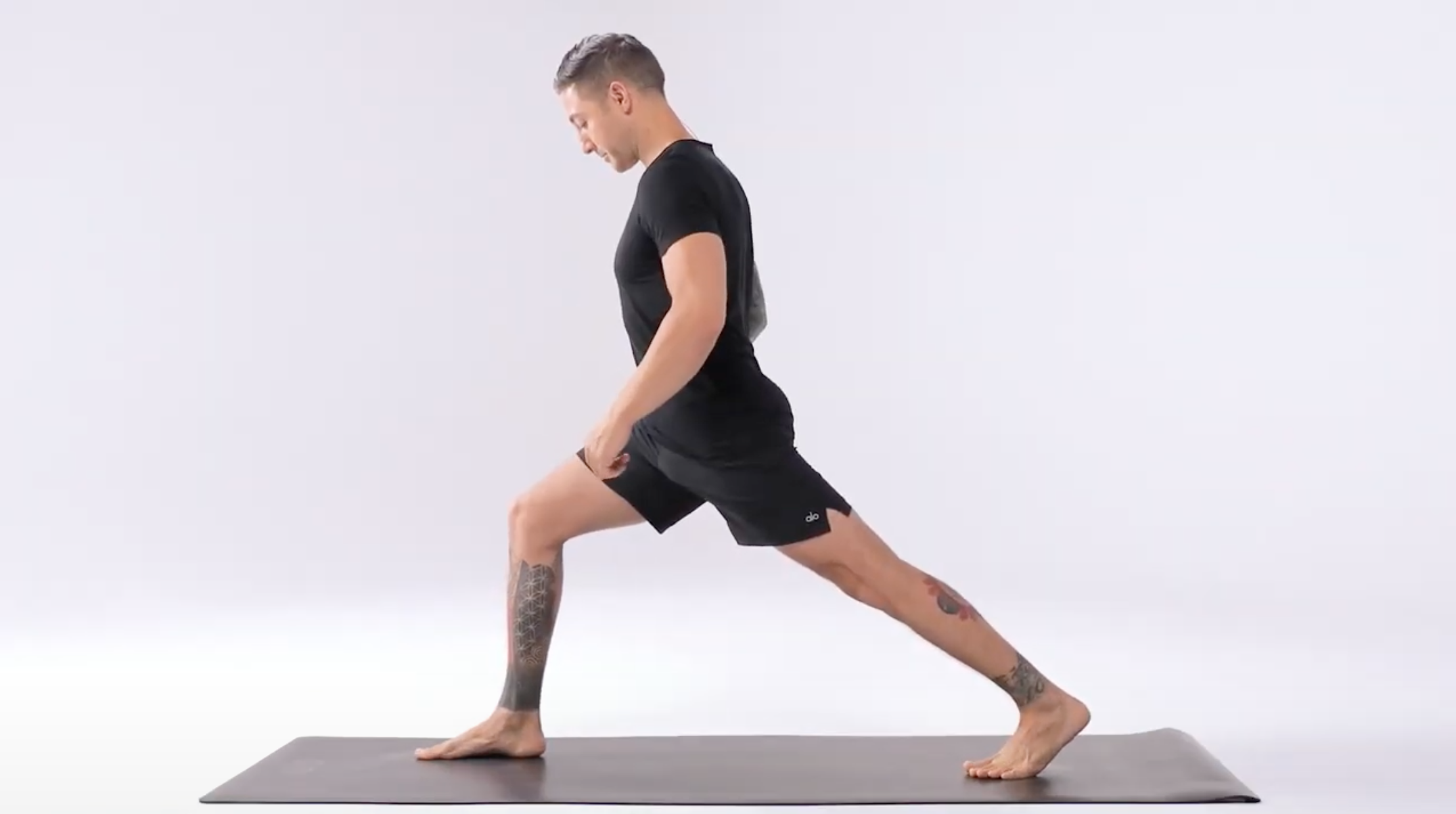 Pose Breakdown Warrior I Yoga Pose Tutorial Alo Moves