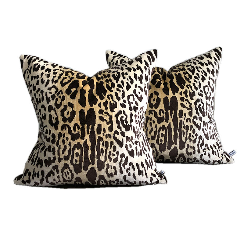 canaan leopard pillow