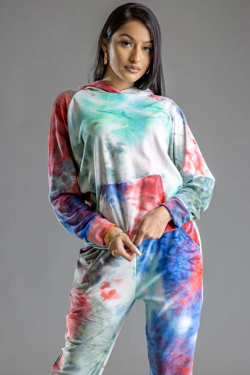 RGB TIE DYE JOGGER SET — NOTORIOUS TEEZ