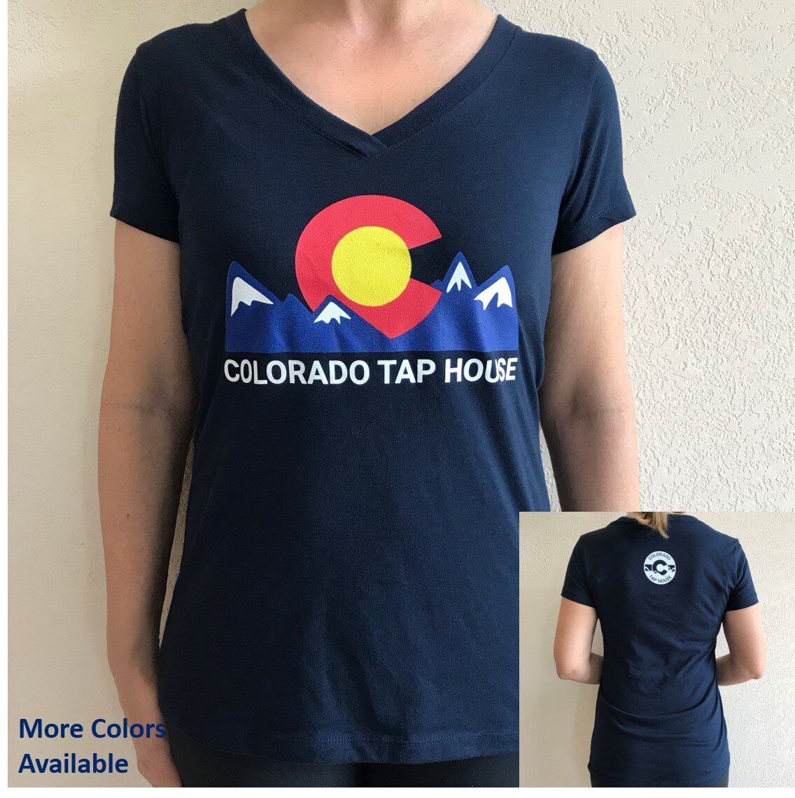 V Neck 'Colorado' Graphic Print Side Split Detail Oversized T-Shirt Dress in Charcoal Acid Wash, Women's Size US 6 - Ego