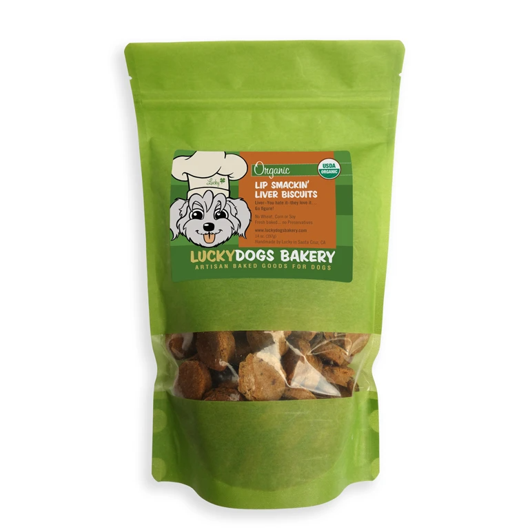Lucky Dogs Bakery Lip Smackin Liver Biscuits Murphy s Paw Pet Store