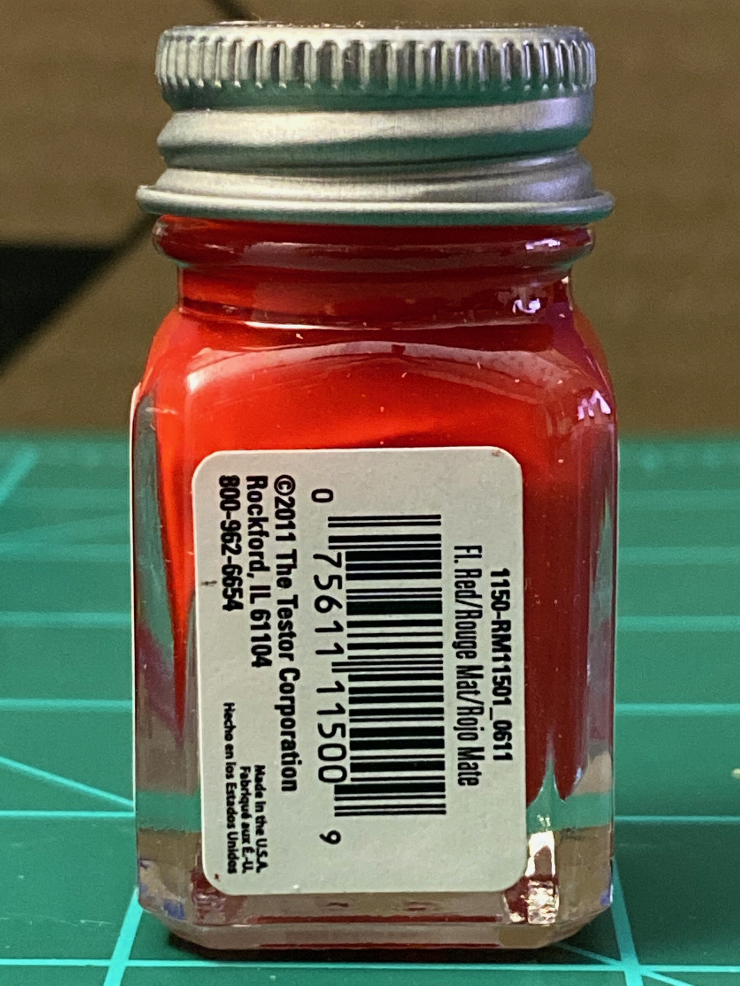 Testors Enamel 1/4oz-Gloss Dark Red #1104 — GaelHobbies