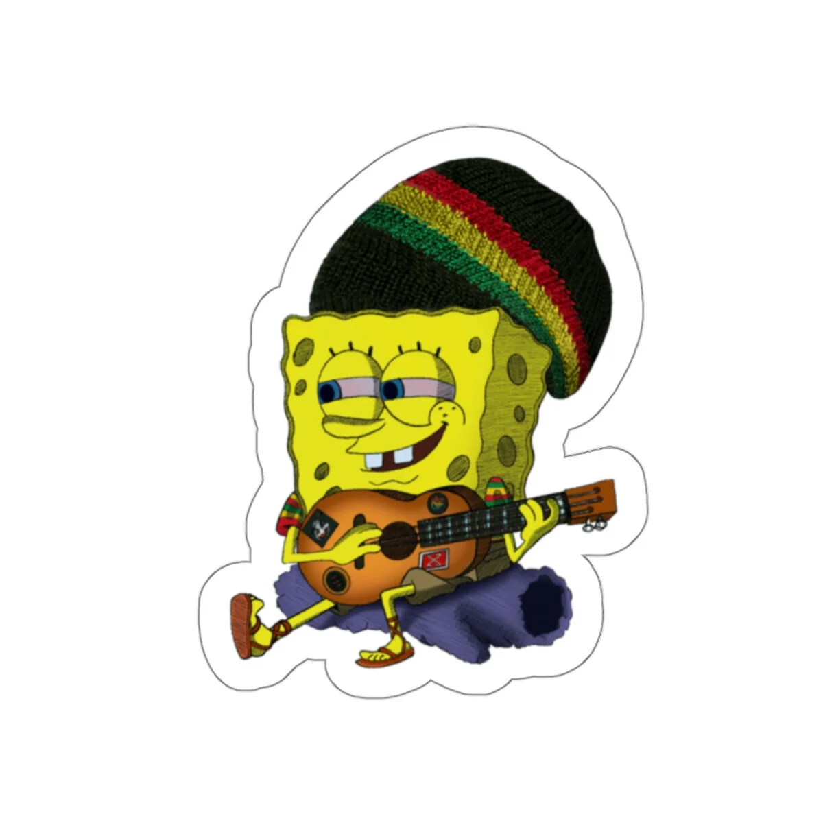 Rasta Spongebob Squarepants — Snarf Art Designs