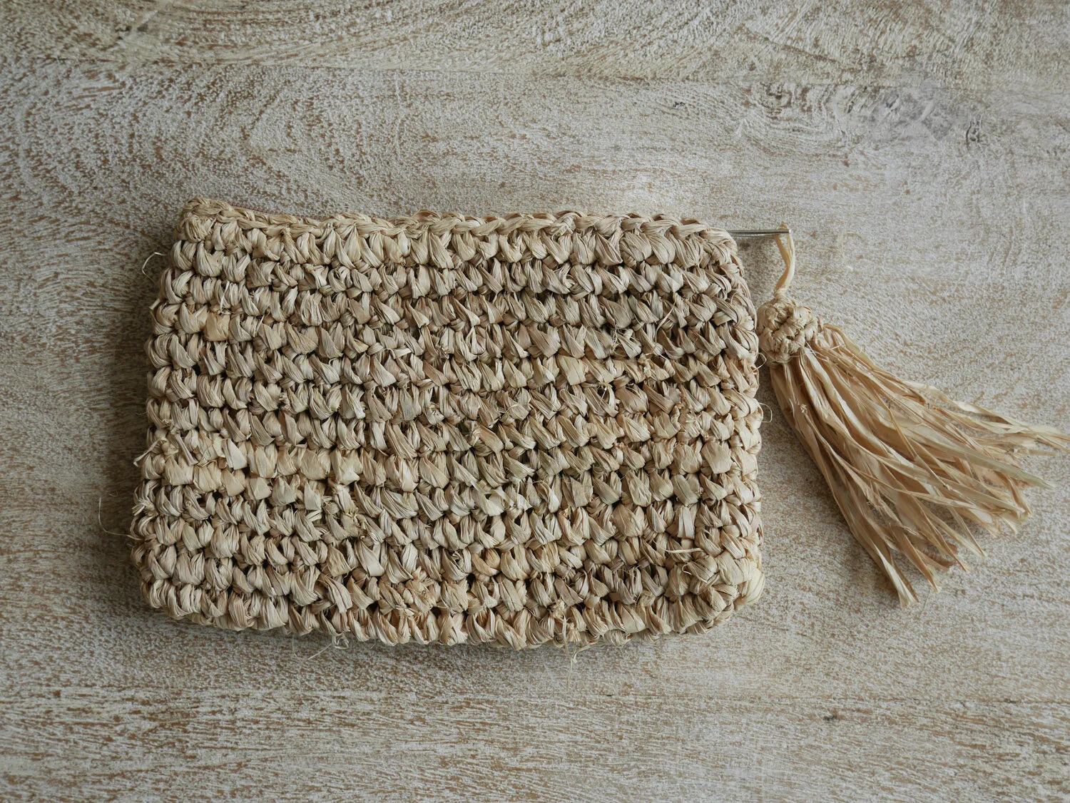 raffia clutch