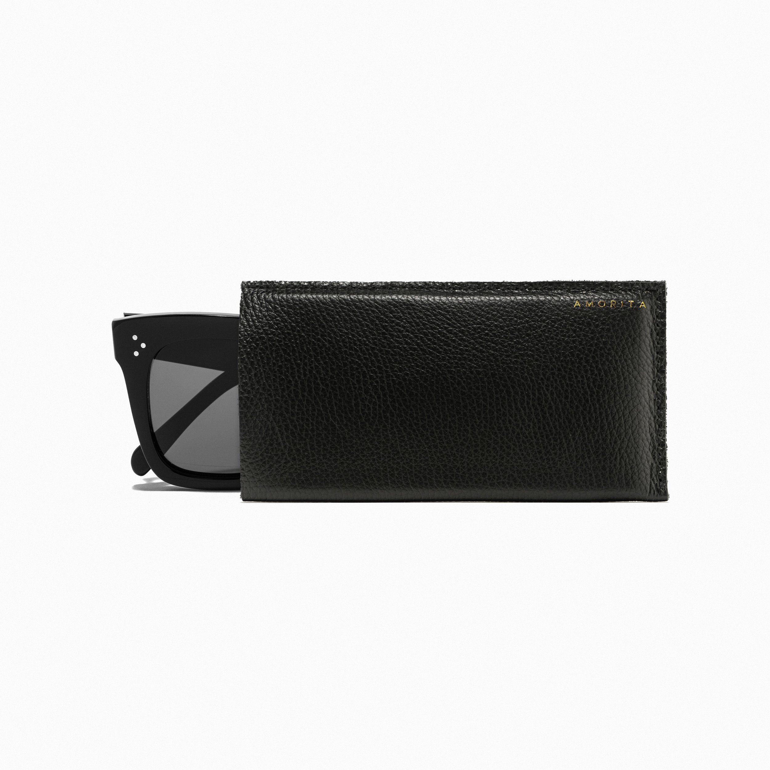 Amara Sunglass Pouch — Leather — Amorita