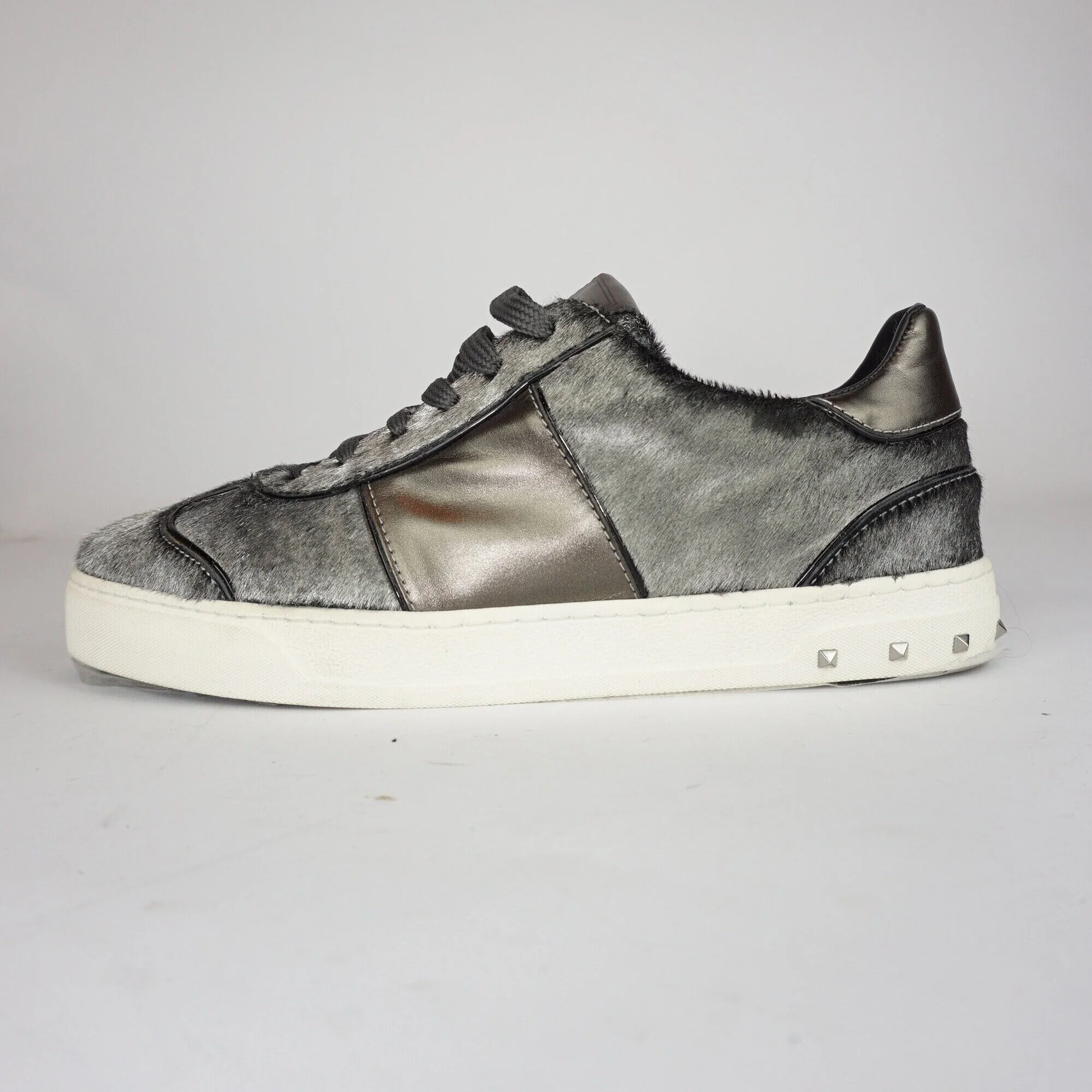 valentino fur sneakers