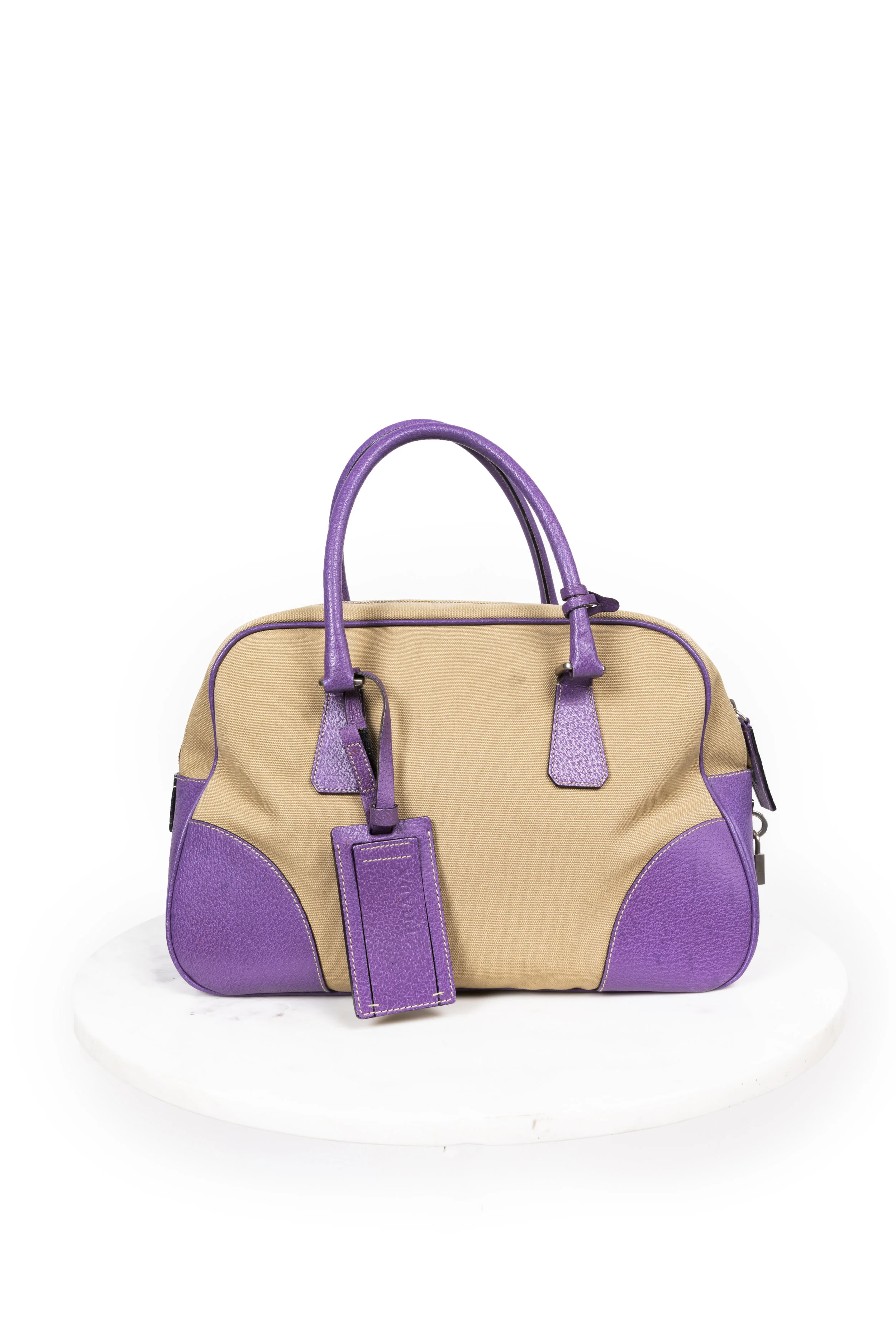 prada bauletto tessuto