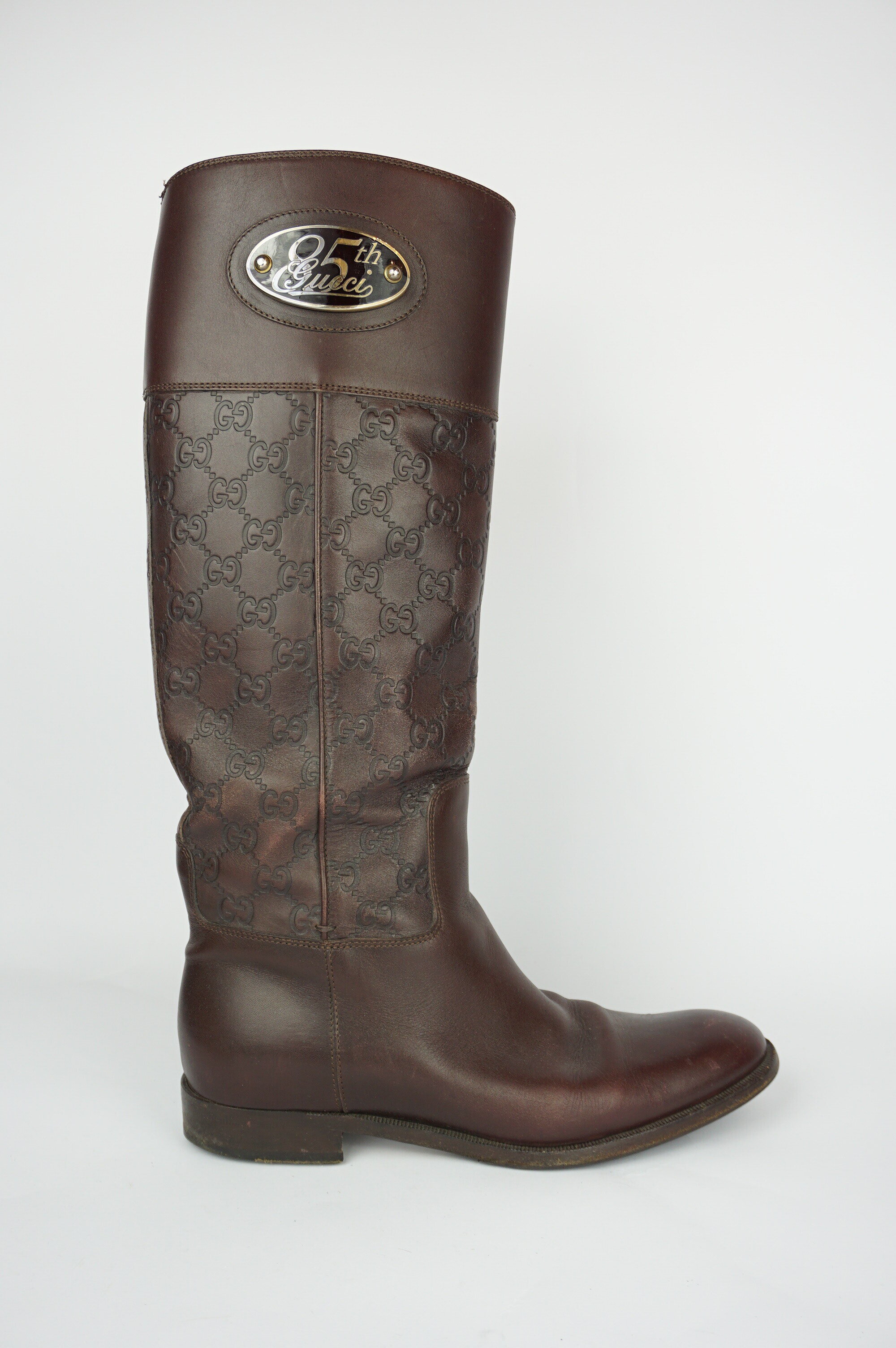 Gucci 85th Anniversary Leather Boots 