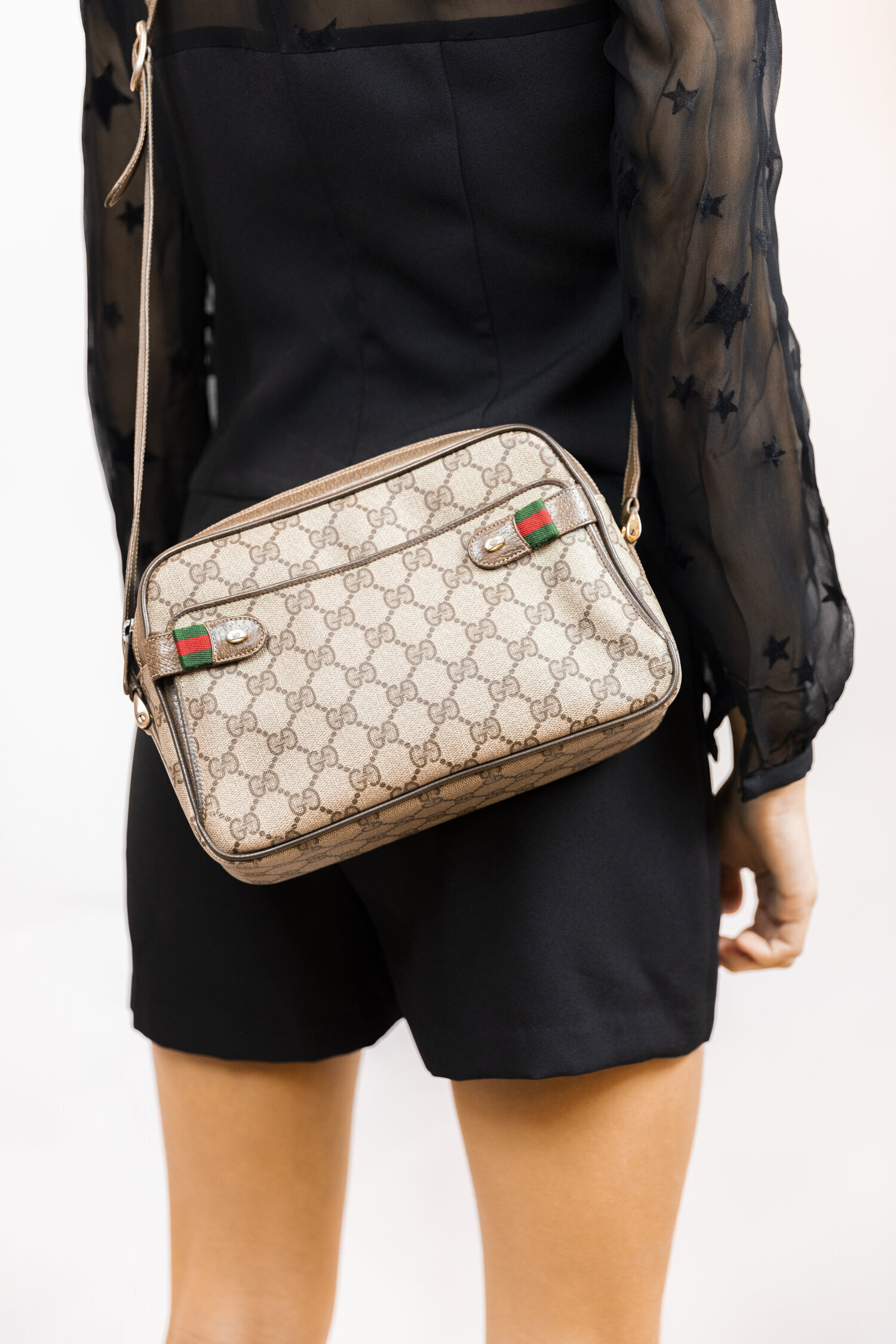 Gucci Sherry Line Crossbody Bag 