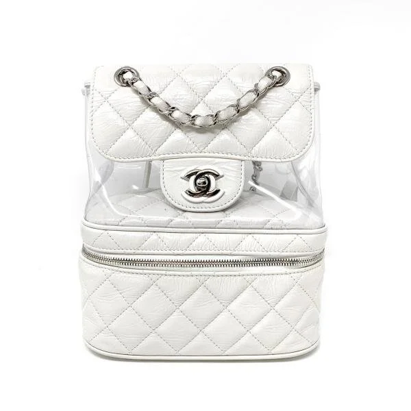 chanel backpack pvc