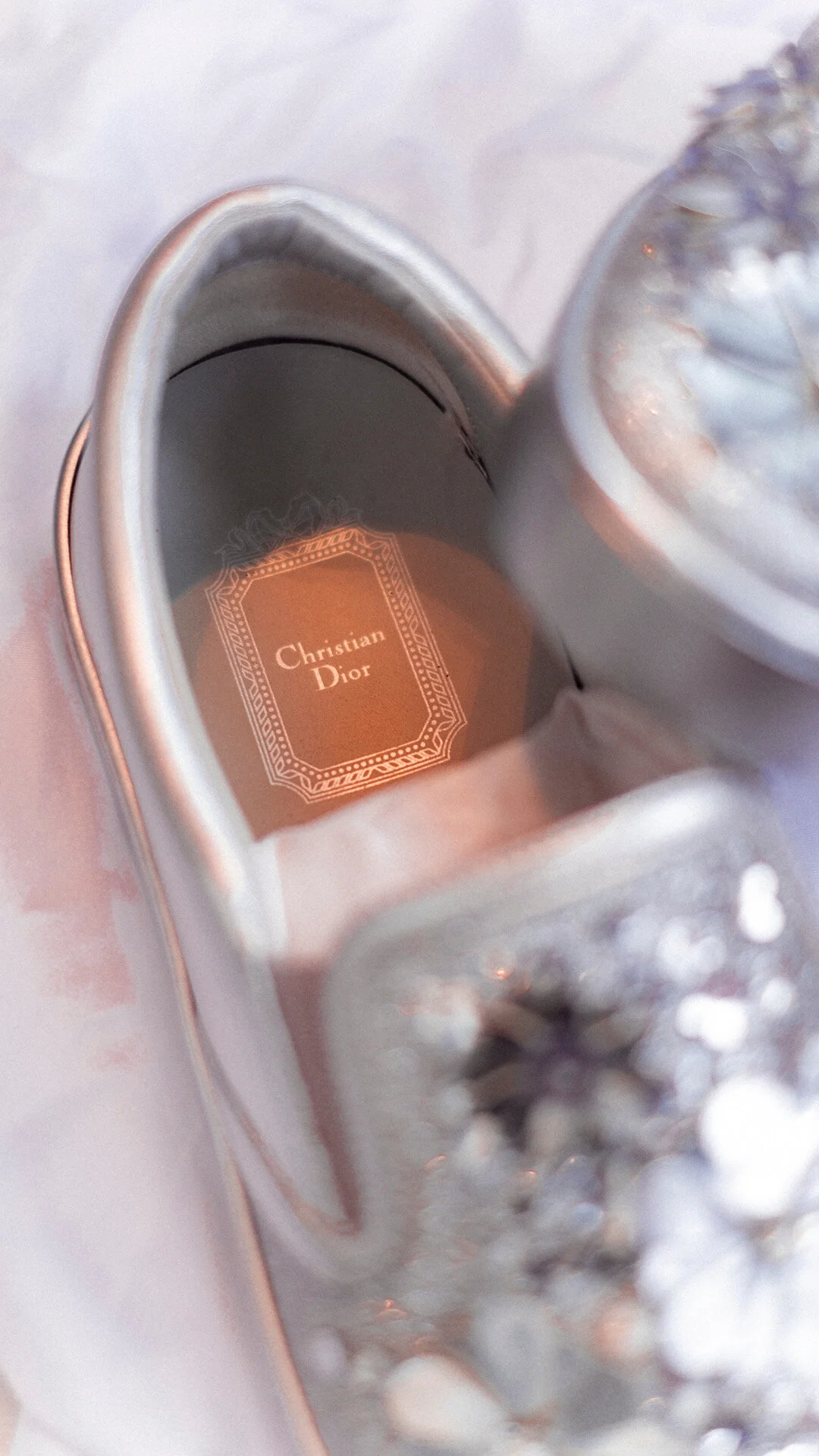 dior silver sneakers