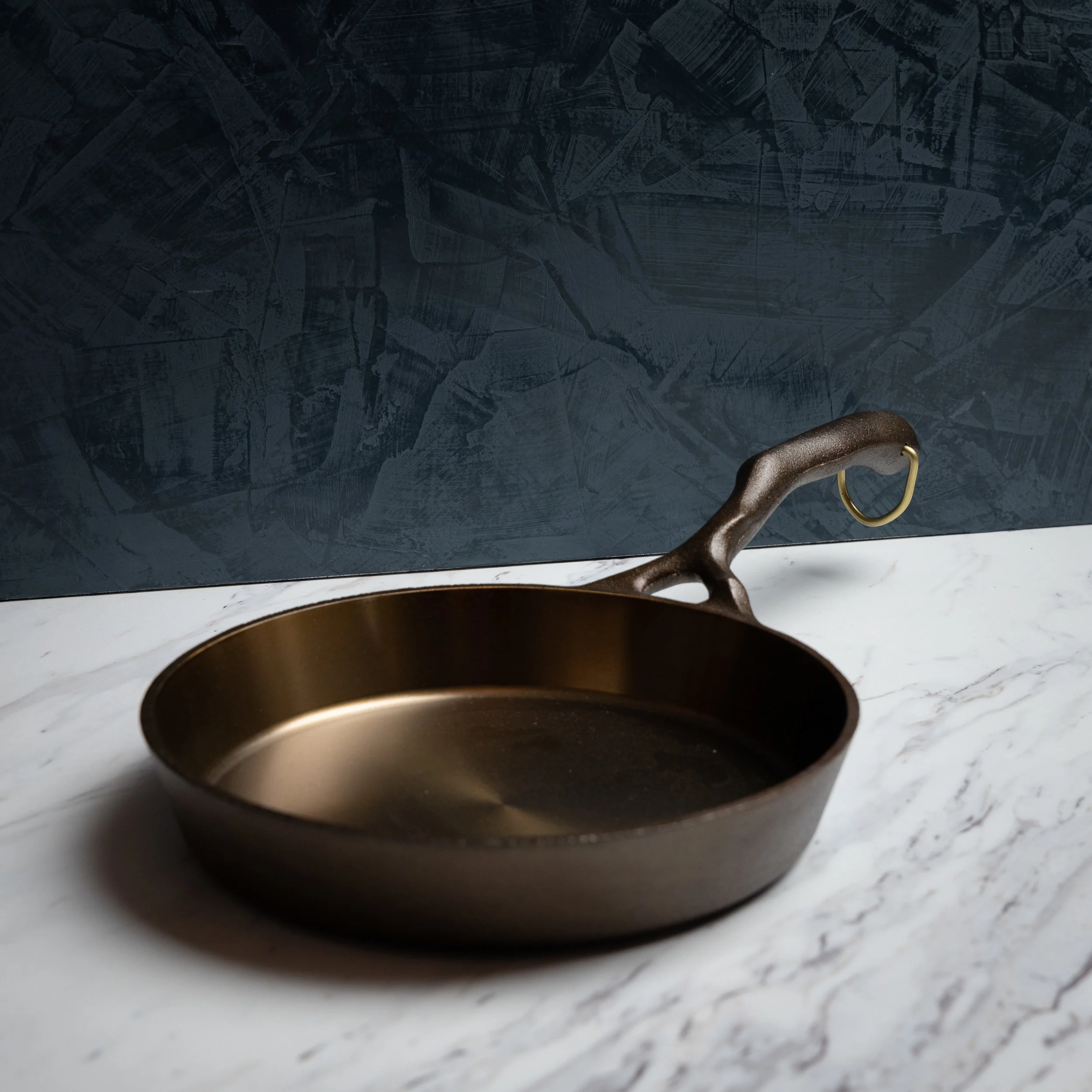 cast iron saute pan