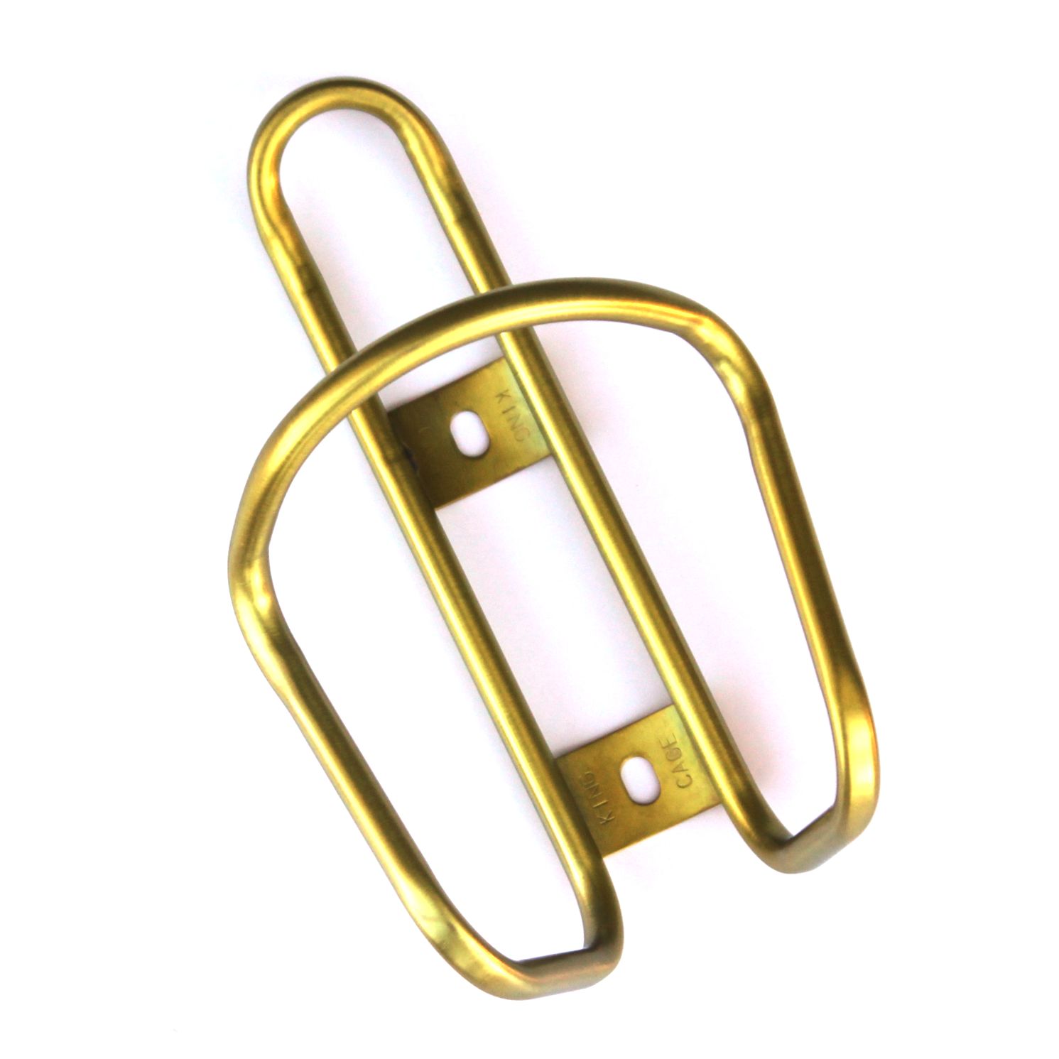 King Cage Titanium Water Bottle Cage Anodized Gold Made in Durango USA