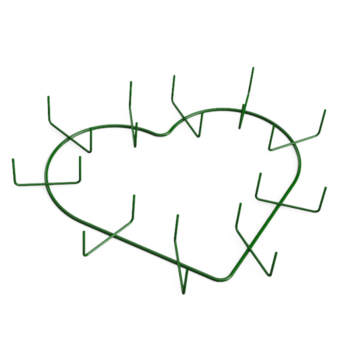 Wire Heart Wreath Frame