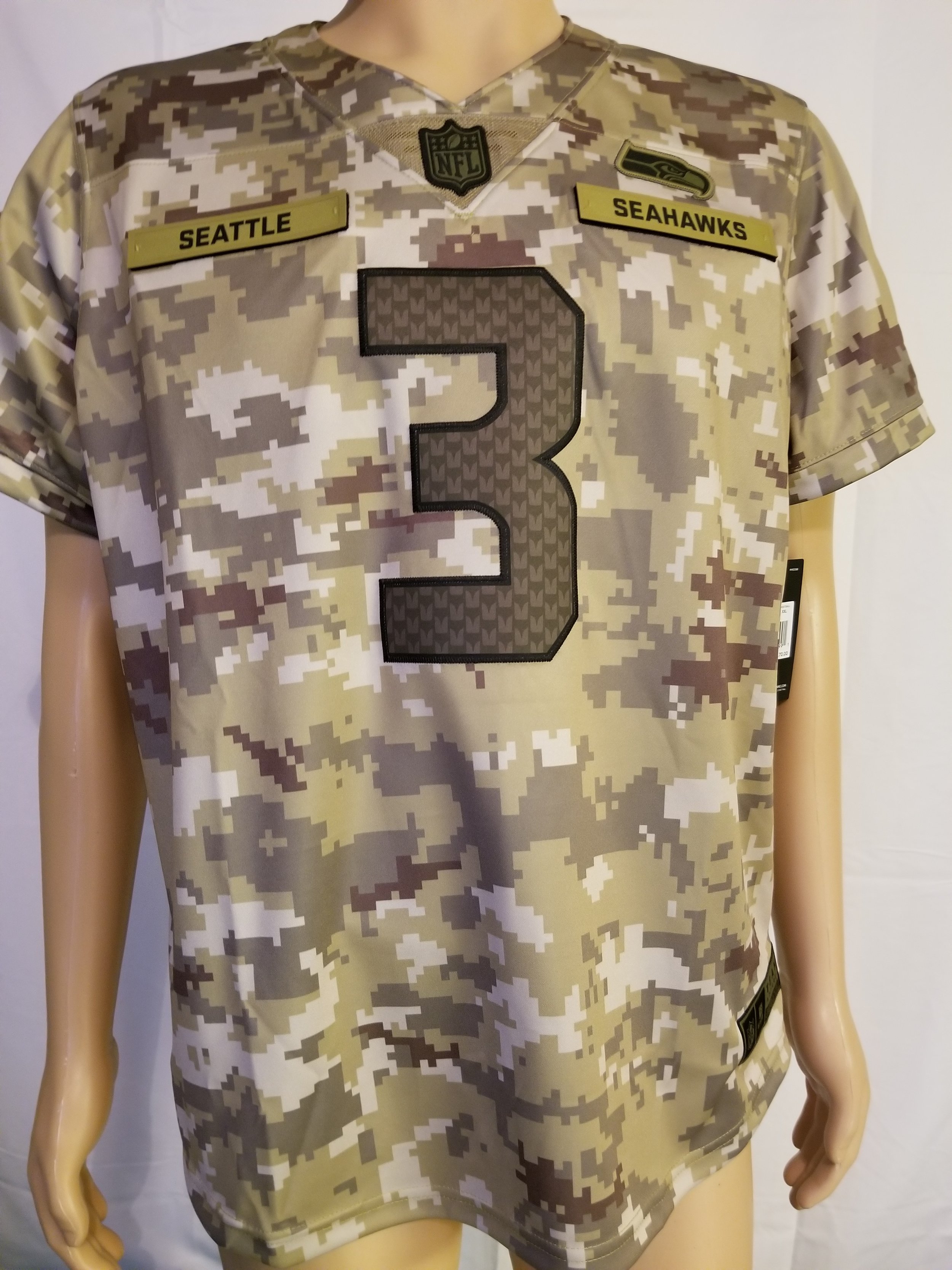 seattle seahawks military jersey