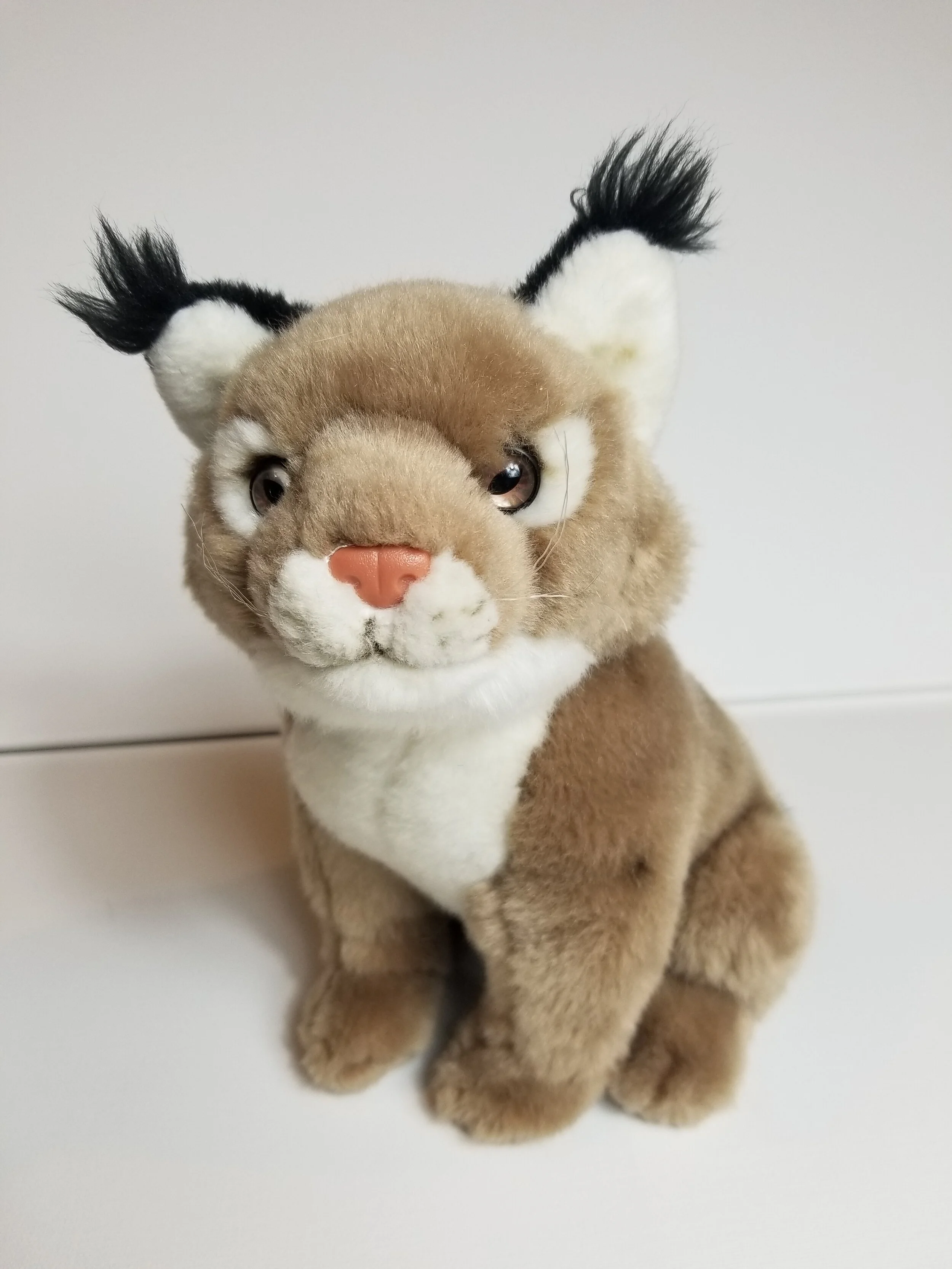 stuffed bobcat toy